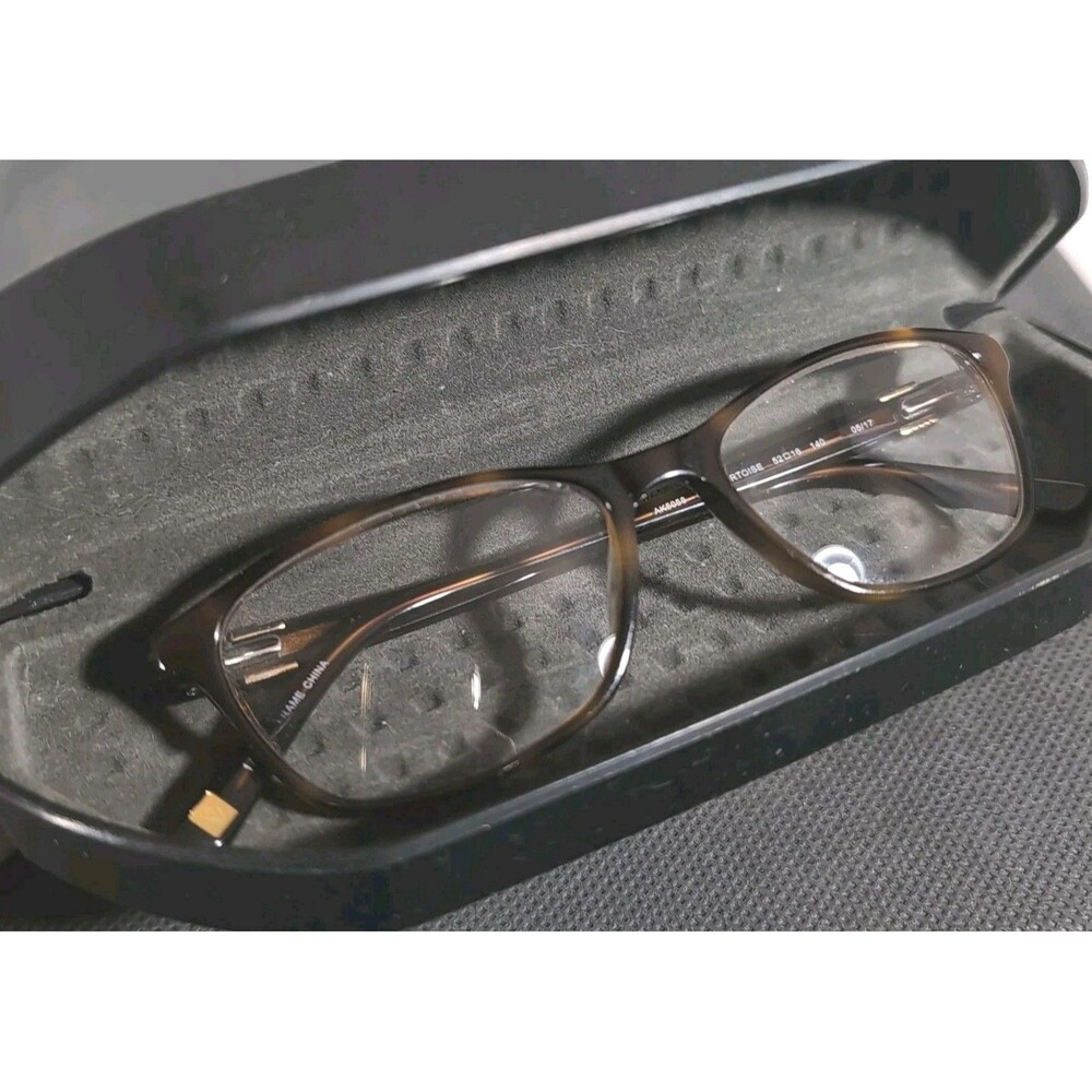 Ann Klein 215 Brown Tortoise AK5850 Hinged Eyeglass Frames Only 52-16-140